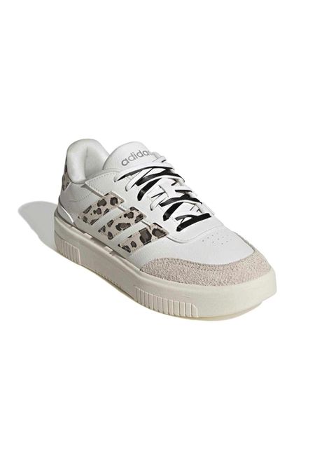 Adidas Courtblock Bold Shoes Beige Animalier Women ADIDAS CORE | Sneakers | KI2642-